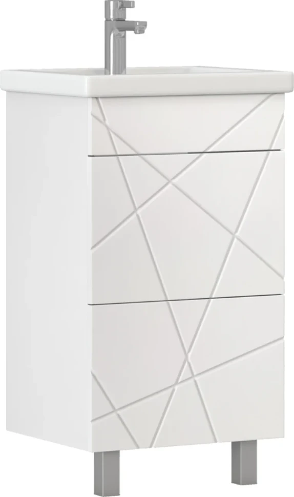 Мебель для ванной комнаты Vigo Geometry 50 белая