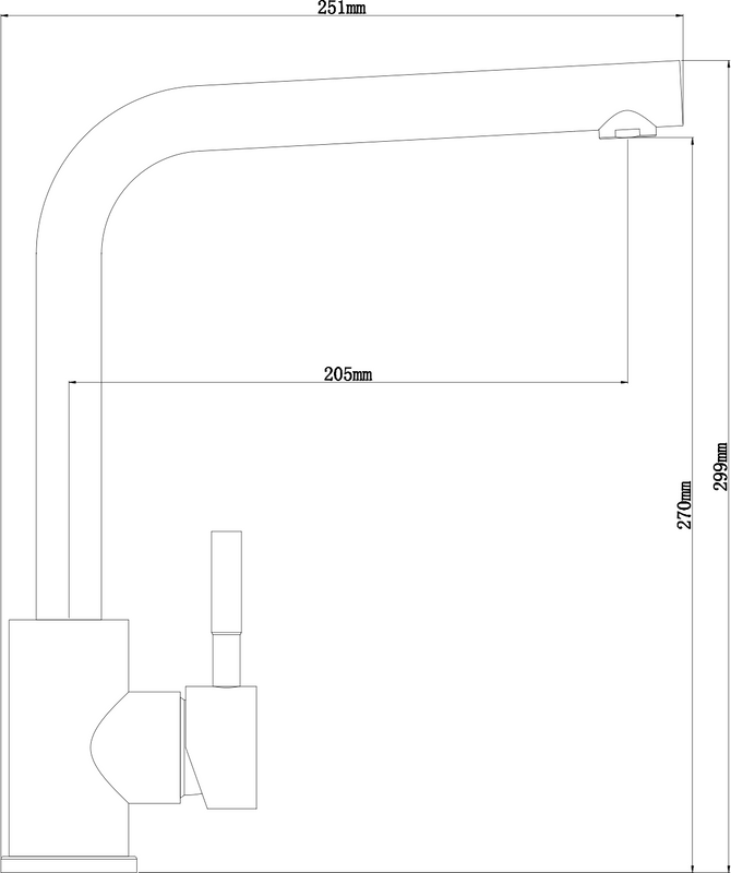 Смеситель для кухни Dr. Gans Лира 319.08Н.1123.409 базальт