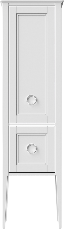 Шкаф пенал для ванной KERAMA MARAZZI Plaza Classic Neo 165 белый матовый