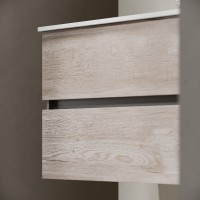 Тумба с раковиной Sancos Urban 120 см двойная, дуб галифакс натуральный