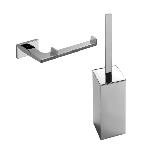 Набор Держатель Colombo Design Look B1608.000 + Ершик B1626.CR ABS