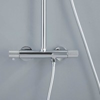 Душевая стойка Vincea Desire VSFS-1D0TCH с термостатом, хром