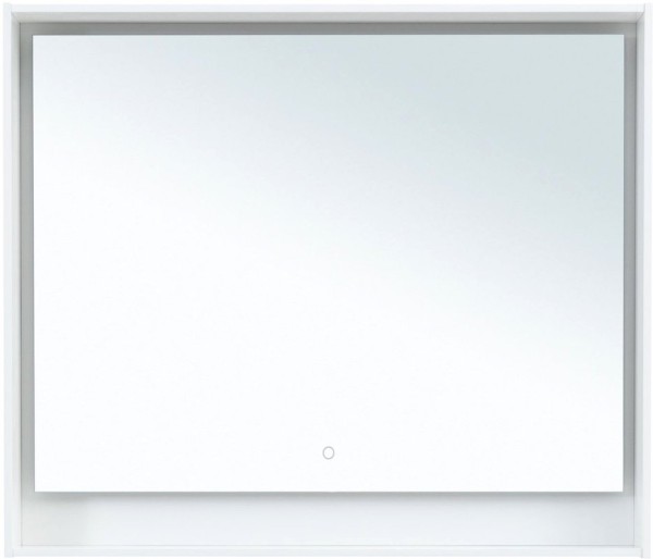 Зеркало Aquanet Милан 100 белый глянец