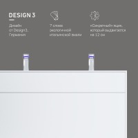 Тумба под раковину без столешницы AM.PM Inspire V2.0 120 белый матовый