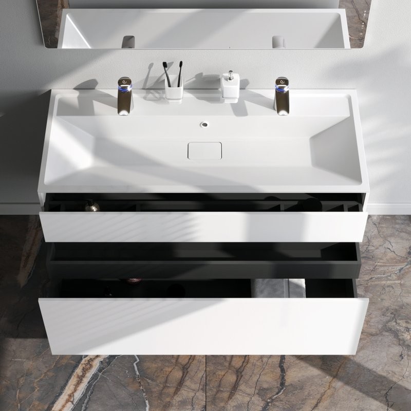 Тумба под раковину без столешницы AM.PM Inspire V2.0 120 белый матовый