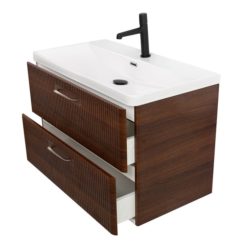 Тумба под раковину без столешницы BelBagno Due 80 noce