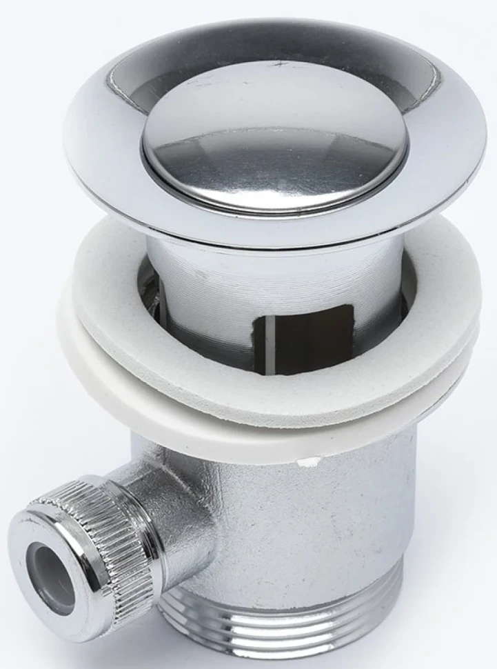 Смеситель для раковины AQUAme Prato AQMP6131 с донным клапаном, хром