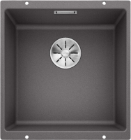 Комплект Мойка Blanco Subline 400-U темная скала + Смеситель Ambis-S 523119