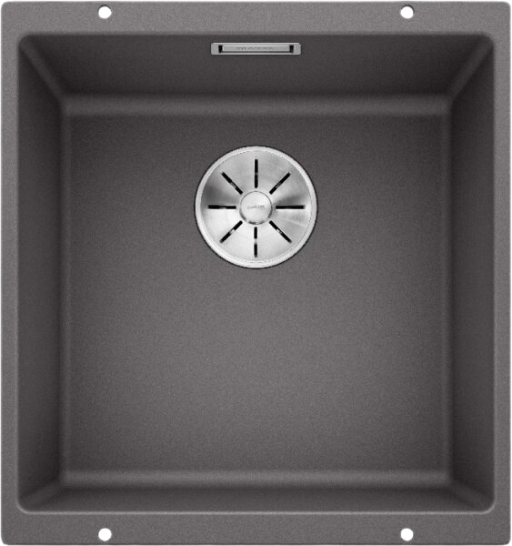 Комплект Мойка Blanco Subline 400-U темная скала + Смеситель Ambis-S 523119