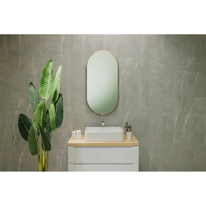 Зеркало Dreja Glow 50x100 золото