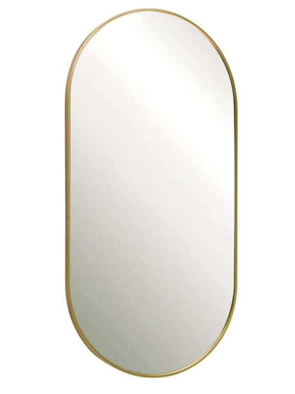 Зеркало Dreja Glow 50x100 золото