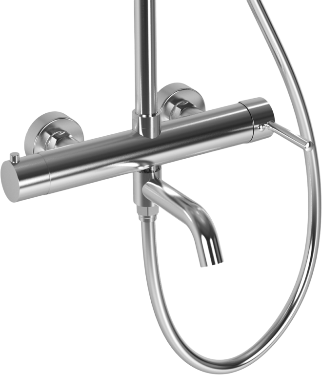 Душевая стойка Raiber Graceful RP-006 хром