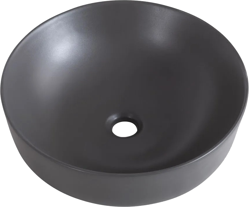 Накладная раковина BelBagno BB1315-H311 серая матовая
