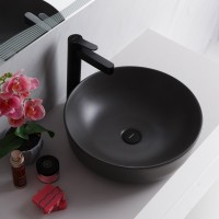 Накладная раковина BelBagno BB1315-H311 серая матовая