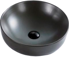 Накладная раковина BelBagno BB1315-H311 серая матовая