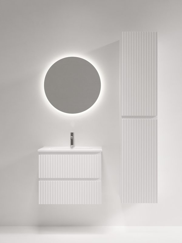 Мебель для ванной комнаты Sancos Snob R 60 Bianco, раковина CN7025