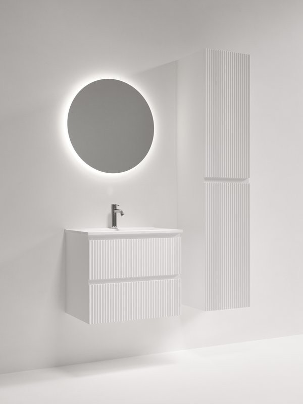 Мебель для ванной комнаты Sancos Snob R 60 Bianco, раковина CN7025