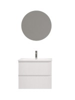 Мебель для ванной комнаты Sancos Snob R 60 Bianco, раковина CN7025