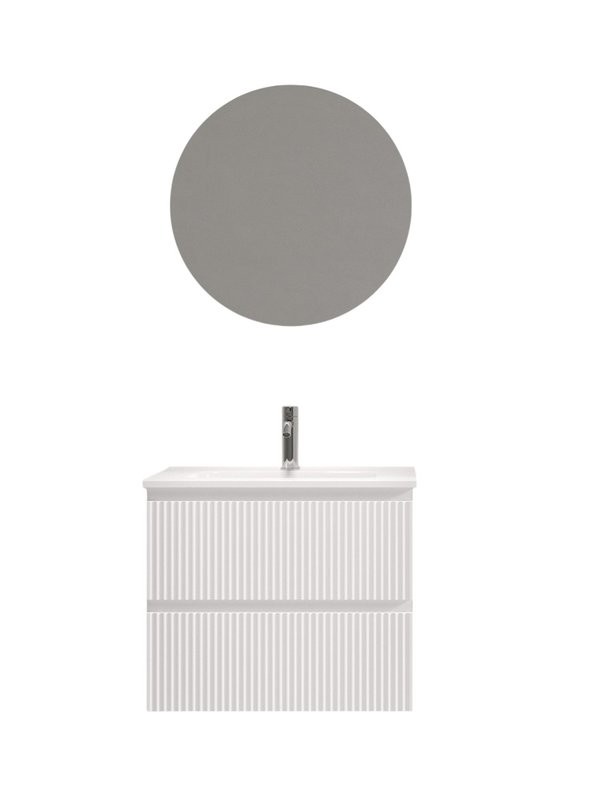 Мебель для ванной комнаты Sancos Snob R 60 Bianco, раковина CN7025