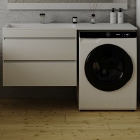 Мебель для ванной комнаты Style Line Даллас 140 L Люкс Plus подвесная, зеркало DIWO Элиста