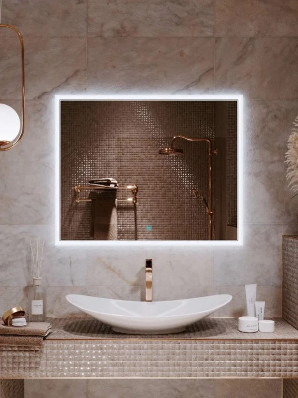 Зеркало Alavann Emma 90x80 с подсветкой
