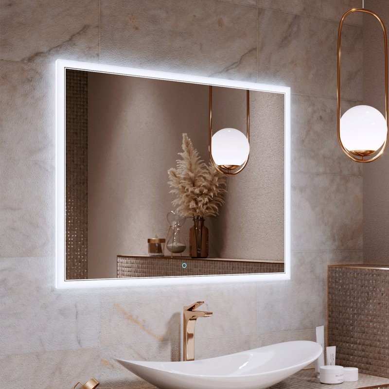Зеркало Alavann Emma 90x80 с подсветкой
