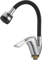 Смеситель для кухни D-lin D150422-1T с гибким изливом, черный