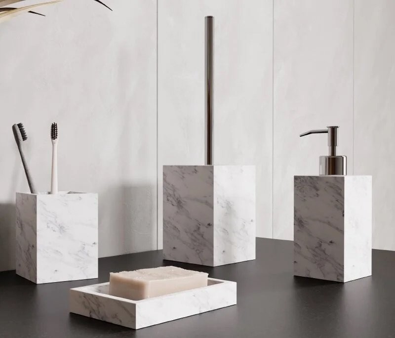 Ершик для унитаза Wasserkraft Kammel K-9127 белый