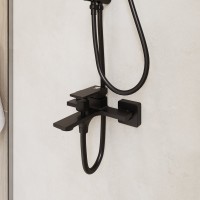 Душевая стойка STWORKI Вестфолл WH626-MB черная матовая