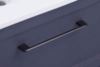 Тумба с раковиной ASB-Mebel Белмонти 85 ясень браш, софт синий