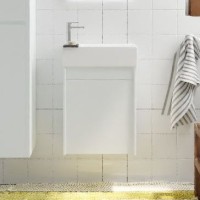Тумба с раковиной Art&Max Family R, 40, подвесная, Bianco Lucido