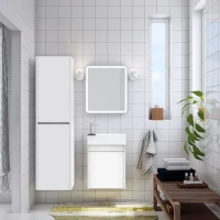 Тумба с раковиной Art&Max Family R, 40, подвесная, Bianco Lucido
