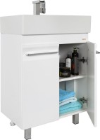 Тумба с раковиной Vod-Ok Мальта 70 белая