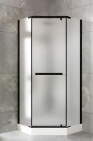 Душевая кабина Ceruttispa Chika 901BF 90x90 профиль черный матовый