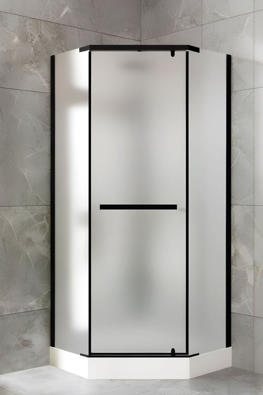 Душевая кабина Ceruttispa Chika 901BF 90x90 профиль черный матовый