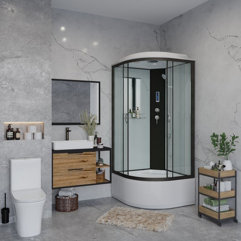 Душевая кабина Niagara Classic NG-6708-14P 90x90 см, с подсветкой и FM-радио