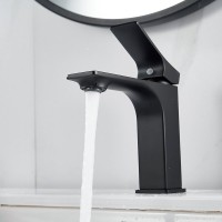 Смеситель для раковины Shevanik S6101H черный