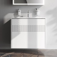 Тумба под раковину без столешницы AM.PM Func 80 белая матовая, с 2 ящиками