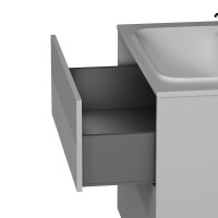 Тумба под раковину без столешницы AM.PM Func 80 белая матовая, с 2 ящиками