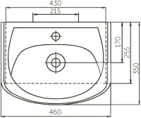 Мебель для ванной комнаты SanStar Аура 45 раковина Уют
