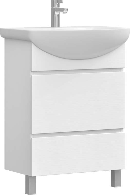Тумба с раковиной Vigo Wing 60 напольная, 2 ящика