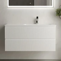 Тумба с раковиной Sancos Snob R 100 см, R, bianco