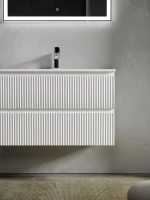 Тумба с раковиной Sancos Snob R 100 см, R, bianco