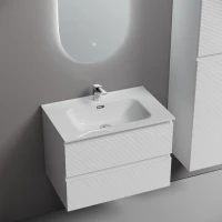 Мебель для ванной комнаты Sancos Folk 70 bianco, раковина CN7007