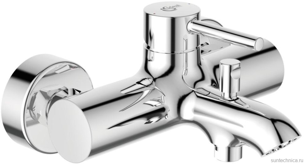 Душевой комплект Смеситель Ideal Standard Ceraline BC199AA + Стойка IdealRain A6281AA