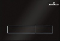 Комплект Унитаз подвесной безободковый Bell Pro Rimless 3301101R + Быстросъемное сиденье микролифт 33290100 + Система инсталляции для унитазов Relfix 38010010 + Кнопка смыва Relfix 380501MB матовая черная, хром
