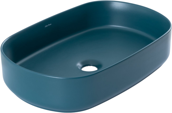 Накладная раковина Allen Brau Fantasy Oval 55x36, петроль