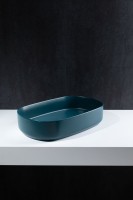 Накладная раковина Allen Brau Fantasy Oval 55x36, петроль