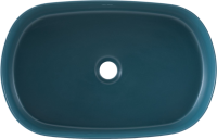 Накладная раковина Allen Brau Fantasy Oval 55x36, петроль