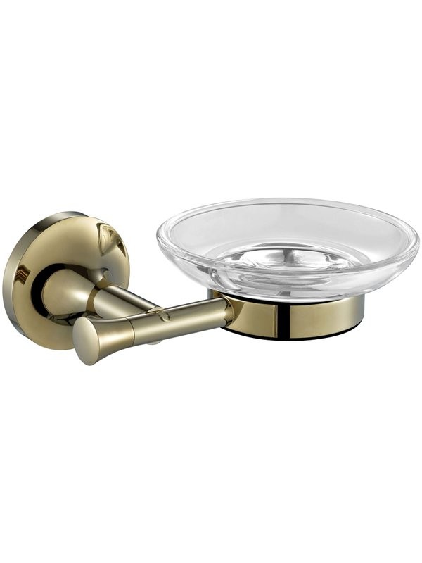 Мыльница AltroBagno Corposo 080714 Gl настенная, стеклянная, золотая